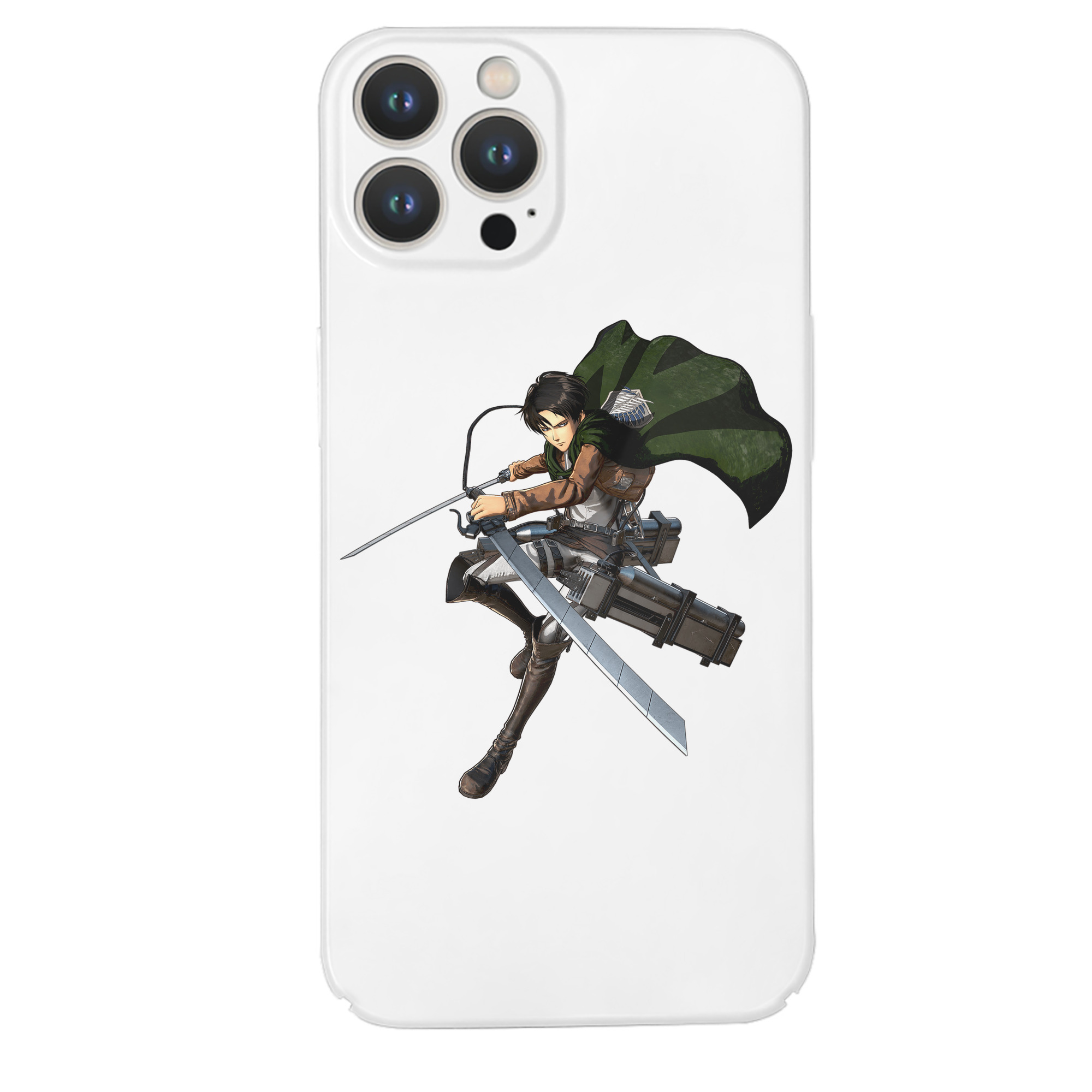 （画像用） 進撃の巨人 リヴァイ·アッカーマン Attack on Titan Levi Ackerman 【iPhone 14シリーズ対応】ハードケース